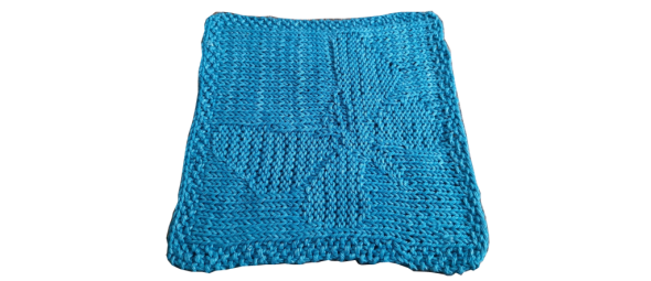 Butterfly Pattern Dish Cloth – Turquoise