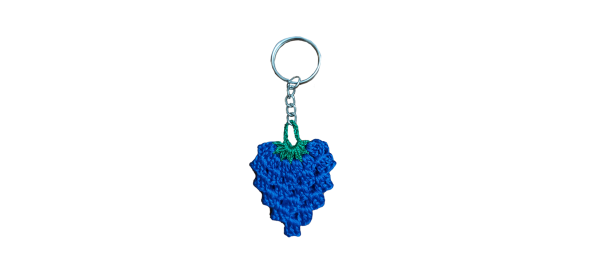 Crochet Key Chain – Blue