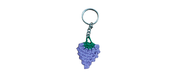Crochet Key Chain – Purple